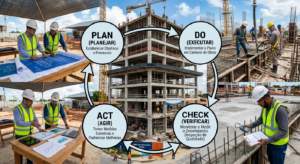 O Ciclo de Melhoria Contínua da Obra: PDCA.